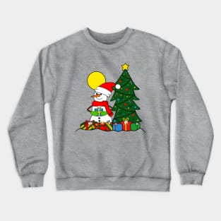 Sato Family Cute Snowman Christmas Crewneck Sweatshirt